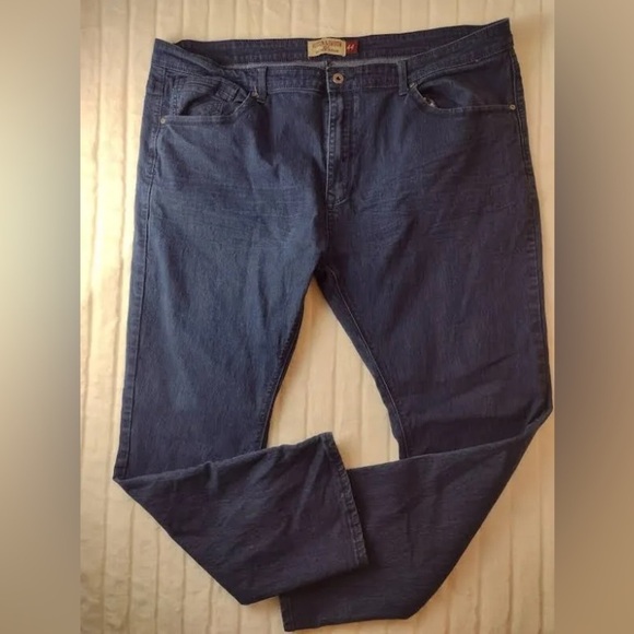 Hudson & Barrow Jeans Men's 44x32 Straight Leg Stretch Denim Pants T25 - Picture 1 of 9